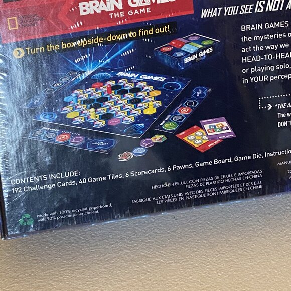 NEW | National Geographic BRAIN GAMES: The Game Board | Factory Sealed - Picture 12 of 12